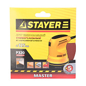  Круг шлифовальный 125мм Р320(5шт)/STAYER 