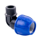 Отвод ВР 20x3/4" PN 16 ПНД Отвод ВР 20x3/4" PN 16 ПНД