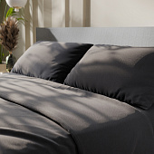 Комплект постельного белья Этель евро Серая гавань, бязь, 9046006 Комплект постельного белья Этель евро Серая гавань, бязь, 9046006
