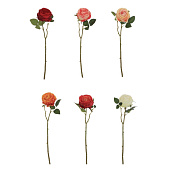  Цветок искусственный Роза, 15х10х63 см, 773160 