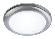 Светильник точечный встраиваемый под лампу GU5.3 WR1 50Вт круг хром влагозащищенный IP44 MR16 (d92/монтажн d70) /ЭРА Светильник точечный встраиваемый под лампу GU5.3 WR1 50Вт круг хром влагозащищенный IP44 MR16 (d92/монтажн d70) /ЭРА