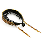  Зажим для волос жемчужный со стразами арт. 507 