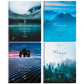 Тетрадь А5 48л. BRAUBERG гребень, клетка, обложка картон, Nature (микс в спайке), 404340 Тетрадь А5 48л. BRAUBERG гребень, клетка, обложка картон, Nature (микс в спайке), 404340