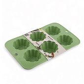 Форма для кексов OLIVE 6 ячеек ABO028 Форма для кексов OLIVE 6 ячеек ABO028