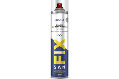 Смазка силиконовая 400мл аэрозоль SANFIX 