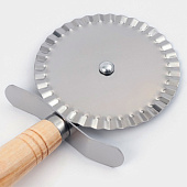 Нож для пиццы и теста «Классик»,ребристый, бежевый 7411403 Нож для пиццы и теста «Классик»,ребристый, бежевый 7411403