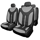 Чехлы на сиденья SKYWAY Drive-2 полиэстер 11 предм. черно/серый