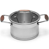 Кастрюля с крышкой Servitta 2,3 л Quadro Sr0115 Кастрюля с крышкой Servitta 2,3 л Quadro Sr0115