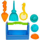 Набор для игры в песочнице "Песочный мастер", 20,5х11,5х15 см, 7 предметов, 550-0915 Набор для игры в песочнице "Песочный мастер", 20,5х11,5х15 см, 7 предметов, 550-0915