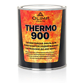  Эмаль термостойкая серебристая 700°С 0,8л /Олимп 