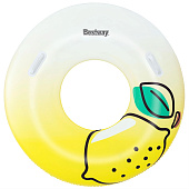  Круг Bestway для плавания Лимон d=119см, ремкомплект арт.36448 Код273822 