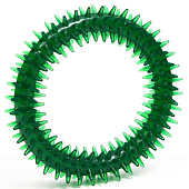  Игрушка для собаки Кольцо - Зубочистка, зелёный, 12,5 см, 452-370 