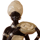 Фигурка декоративная "Африканка", L6 W4,5 H30 см Фигурка декоративная "Африканка", L6 W4,5 H30 см