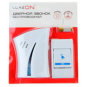Звонок беспроводной, 32 мелодии, 100м радиус, IP20, Luazon LZDV-15 Звонок беспроводной, 32 мелодии, 100м радиус, IP20, Luazon LZDV-15