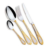 Набор столовых приборов Hoffburg HB-24004GS Miracle Набор столовых приборов Hoffburg HB-24004GS Miracle