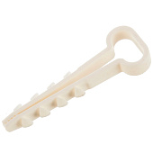  Дюбель-хомут для плоского кабеля Зубр ДХ-П, 12мм, уп.100 шт, нейлон 