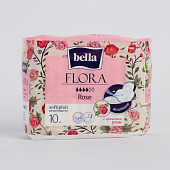  Гигиенические прокладки Bella FLORA Rose 10 шт. Арт.BE-012-RW10-096 