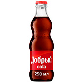 Газированный напиток Добрый Кола стек.бут. 0,25л