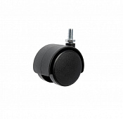 Колесная опора мебел. D50мм-25кг, поворот. без торм., с резьб. М8, черный пластик - пакет Tech-Krep Колесная опора мебел. D50мм-25кг, поворот. без торм., с резьб. М8, черный пластик - пакет Tech-Krep