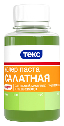 Паста универсальная № 7 Салатная 0.1л /Текс Паста универсальная № 7 Салатная 0.1л /Текс