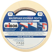 Скотч малярный 50ммх50м, UNIBOB Скотч малярный 50ммх50м, UNIBOB