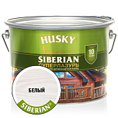 HUSKY SIBERIAN «Суперлазурь» белая 9л HUSKY SIBERIAN «Суперлазурь» белая 9л