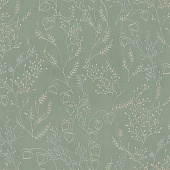  Обои 1.06х10м Physalis арт. 7307-12 Зеленый /Euro Decor 6 