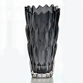  Ваза «Лойсли» 24х11.5 см стекло чёрная 10901021 