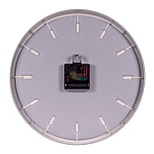 Часы настенные круг d=30см, корпус светло-серый+белый, "Классика", Рубин 3034-013 Часы настенные круг d=30см, корпус светло-серый+белый, "Классика", Рубин 3034-013