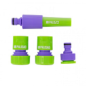 Набор для подключения шланга 3/4" (распылитель, 3 адаптера к распылителю)// PALISAD , 65179 Набор для подключения шланга 3/4" (распылитель, 3 адаптера к распылителю)// PALISAD , 65179