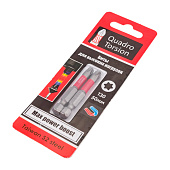 Биты 1/4" Torx30-50мм магнитный наконечник "Quadro Torsion" (уп.2шт) Биты 1/4" Torx30-50мм магнитный наконечник "Quadro Torsion" (уп.2шт)