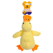 Игрушка для собак ЗООГРАД, утка, 1 пищалка, 846-119