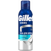 Пена для бритья Gillette Series Охлаждающая 200мл Пена для бритья Gillette Series Охлаждающая 200мл