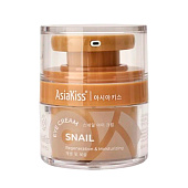  Крем для кожи вокруг глаз ASIAKISS SNAIL С экстрактом слизи улитки 30мл 