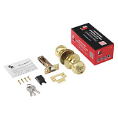 Ручка-защелка ЗШ-01 ключ фиксатор, латунь/золото Ручка-защелка ЗШ-01 ключ фиксатор, латунь/золото