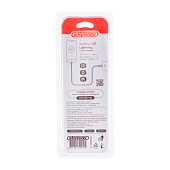  Кабель USB - Lightning 10W 2A SKYWAY в мягкой оплетке белый 1м 