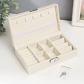 Шкатулка для украшений Белая матовая, 6,5х12,6х21 см, 9534849 Шкатулка для украшений Белая матовая, 6,5х12,6х21 см, 9534849