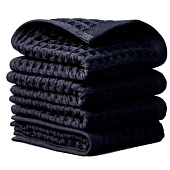 Полотенце вафельное 30х50 (06-116, графит) Полотенце вафельное 30х50 (06-116, графит)