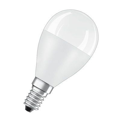  Лампа LED 10Вт Е14, шар, 6500К холодный OSRAM 