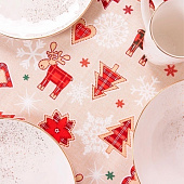  Кухонное полотенце (рогожка) 50х70 Скандинавия 16161 