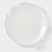 Тарелка Magistro «Лакомка», d=25 см,белая 4177876 Тарелка Magistro «Лакомка», d=25 см,белая 4177876
