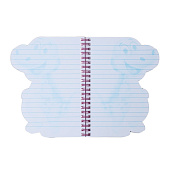 Блокнот фигурный 48 листов, А6 , линия, на гребне, Зверушки, микс, 9630210 Блокнот фигурный 48 листов, А6 , линия, на гребне, Зверушки, микс, 9630210