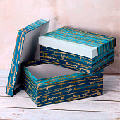 Подарочная коробка «Golden lines», 18х12х7 Подарочная коробка «Golden lines», 18х12х7