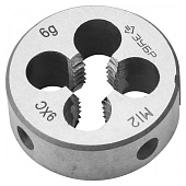 Плашка круглая, М12 x 1,75/ЗУБР "МАСТЕР" Плашка круглая, М12 x 1,75/ЗУБР "МАСТЕР"