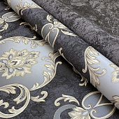 Обои 1.06х10м Виктория арт. 4250-9 Черный /МОФ Обои 1.06х10м Виктория арт. 4250-9 Черный /МОФ