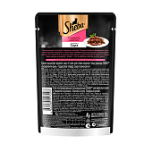  Влажный корм Sheba для взрослых кошек говядина, кролик в соусе 75г 