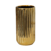  Ваза декоративная Рельеф, золотой Cha20-L 