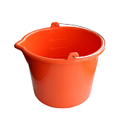 Ведро строительное ударопрочное 12л, для красок и смесей, DECOR PROFI 