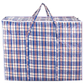 Сумка хозяйственная, 115 л, цвет синий/белый Сумка хозяйственная, 115 л, цвет синий/белый