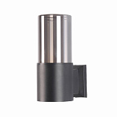 Светильник садовый настенный 60Вт Е27 IP65 черный/дымчатое стекло GL7 /LEEK Светильник садовый настенный 60Вт Е27 IP65 черный/дымчатое стекло GL7 /LEEK